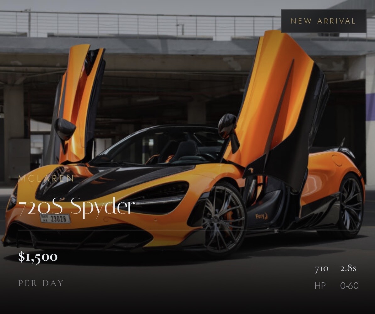 710 HP Mclaren 720s SPYDER