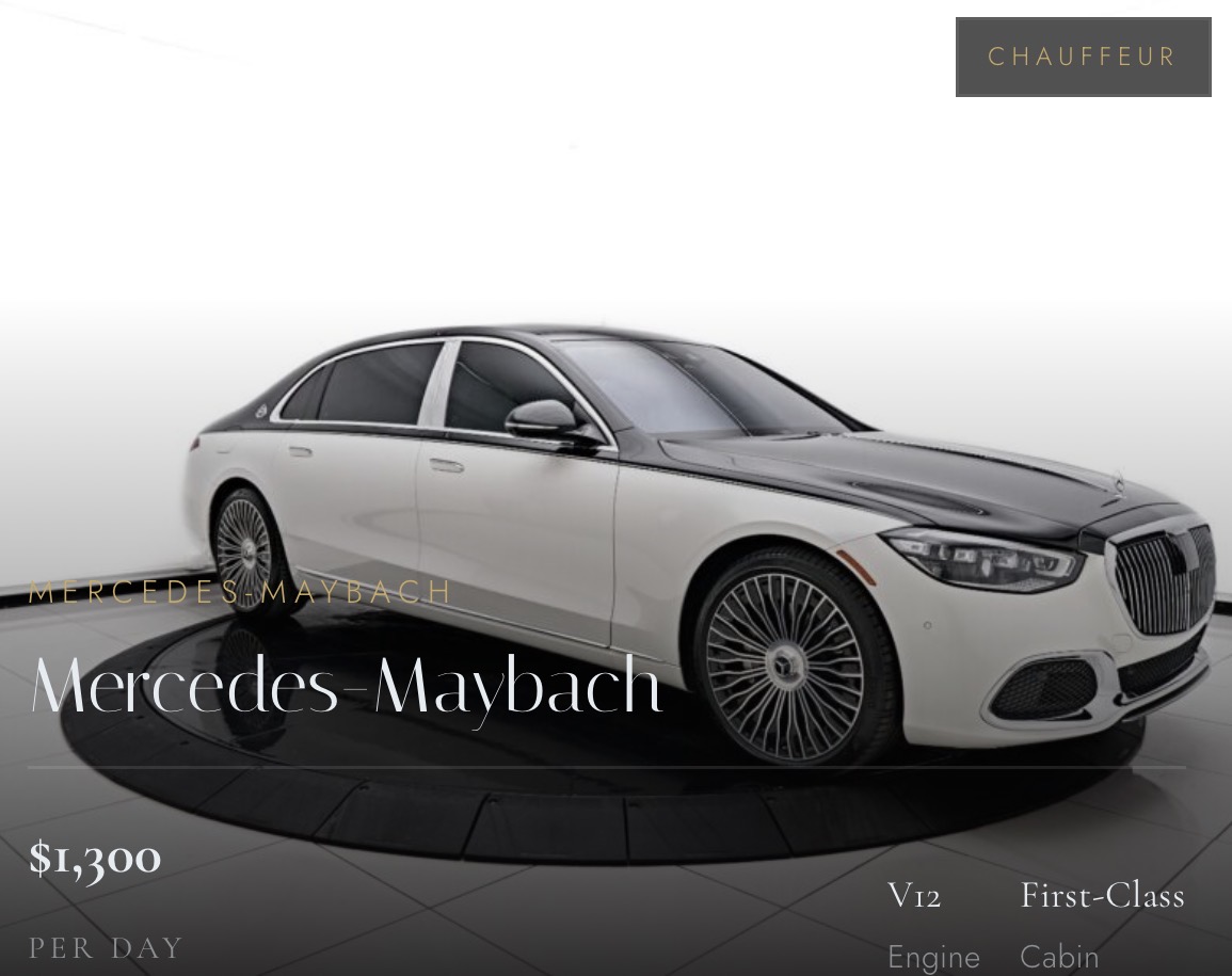 V12 FIRST CLASS MAYBACH BENZ