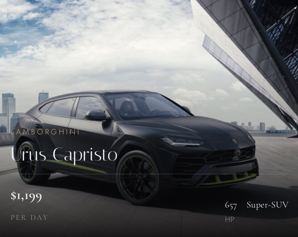 Lamborghini Urus Capristo